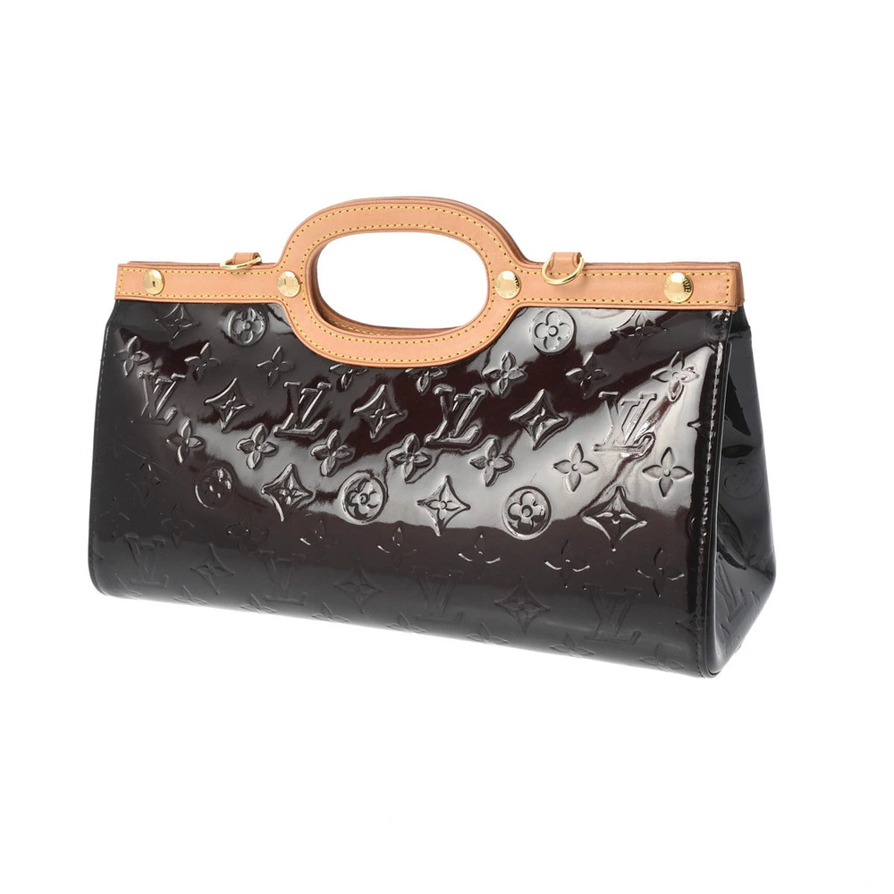Louis Vuitton Amarante Monogram Bag Roxbury Vernis Drive Purple